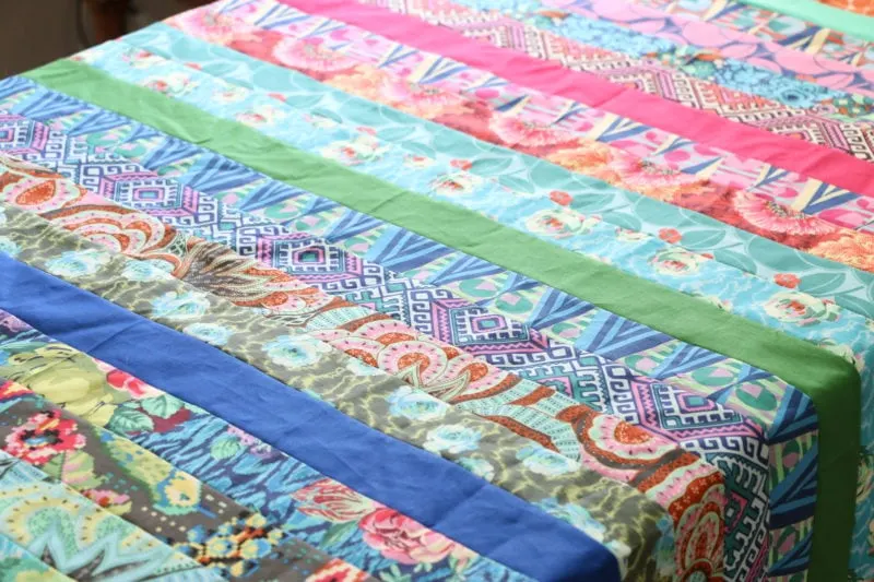 Easy Beginner Jelly Roll Quilt Tutorial and Pattern with Video